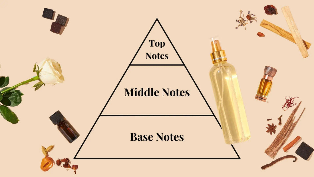 Notes in Fragrances - Top Notes, Heart Notes, Base Notes