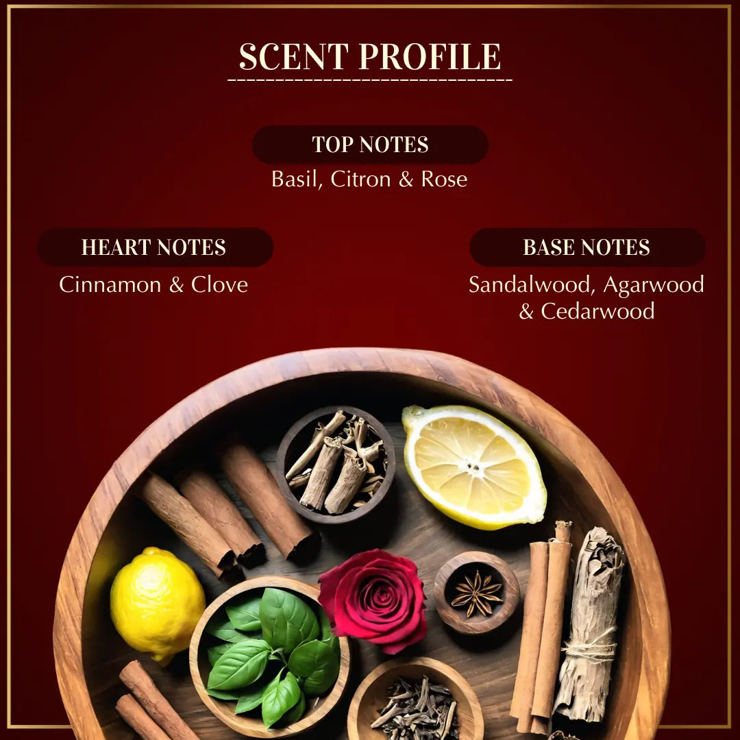 Ingredients premium oud for home fragrance