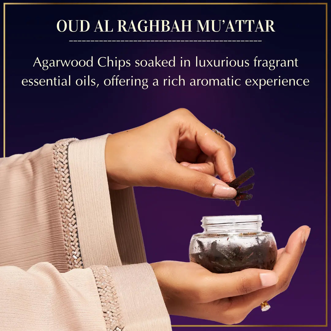 Raghbah fragrant woodchips for home fragrance