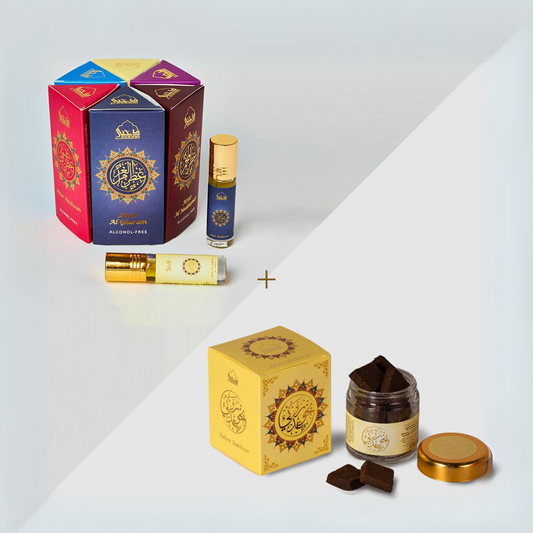 Bakhoor Adeni + Yemeni Attar Oil Set