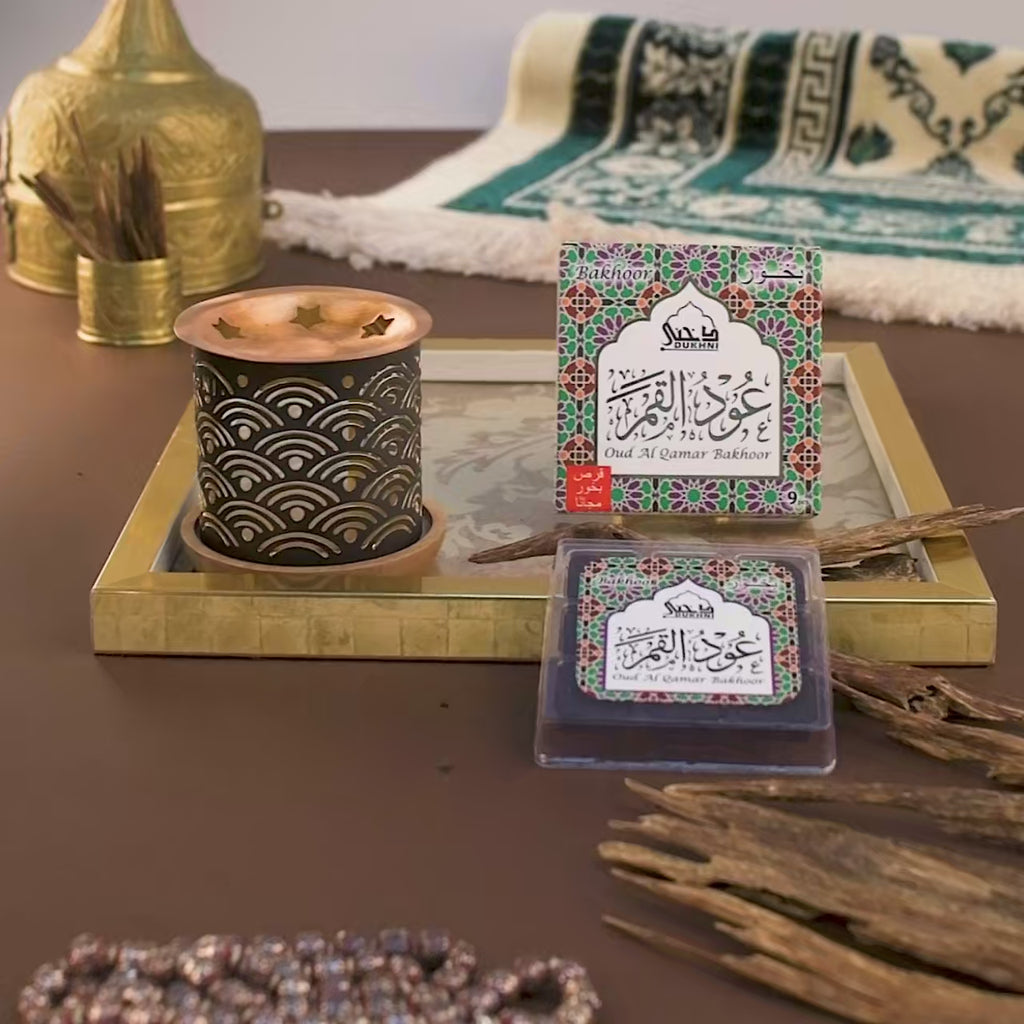 Dukhni Oud Al Qamar Bakhoor Arabic Incense How to Burn UK